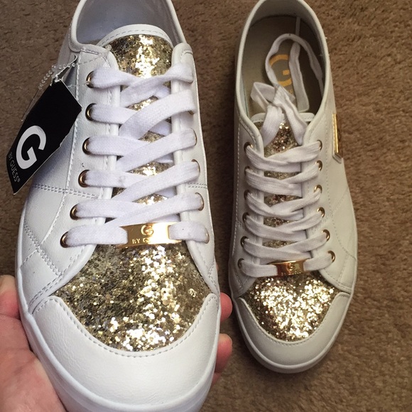 g by guess glitter sneakers